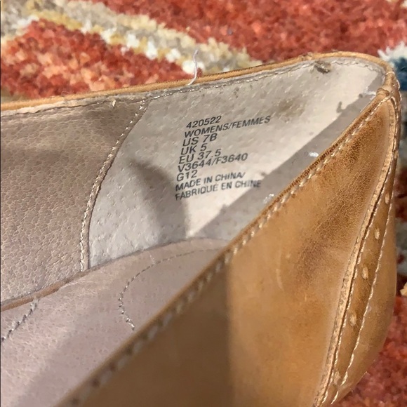 Tassel Leather Loafers SZ6.5 Lands End - Picture 6 of 7